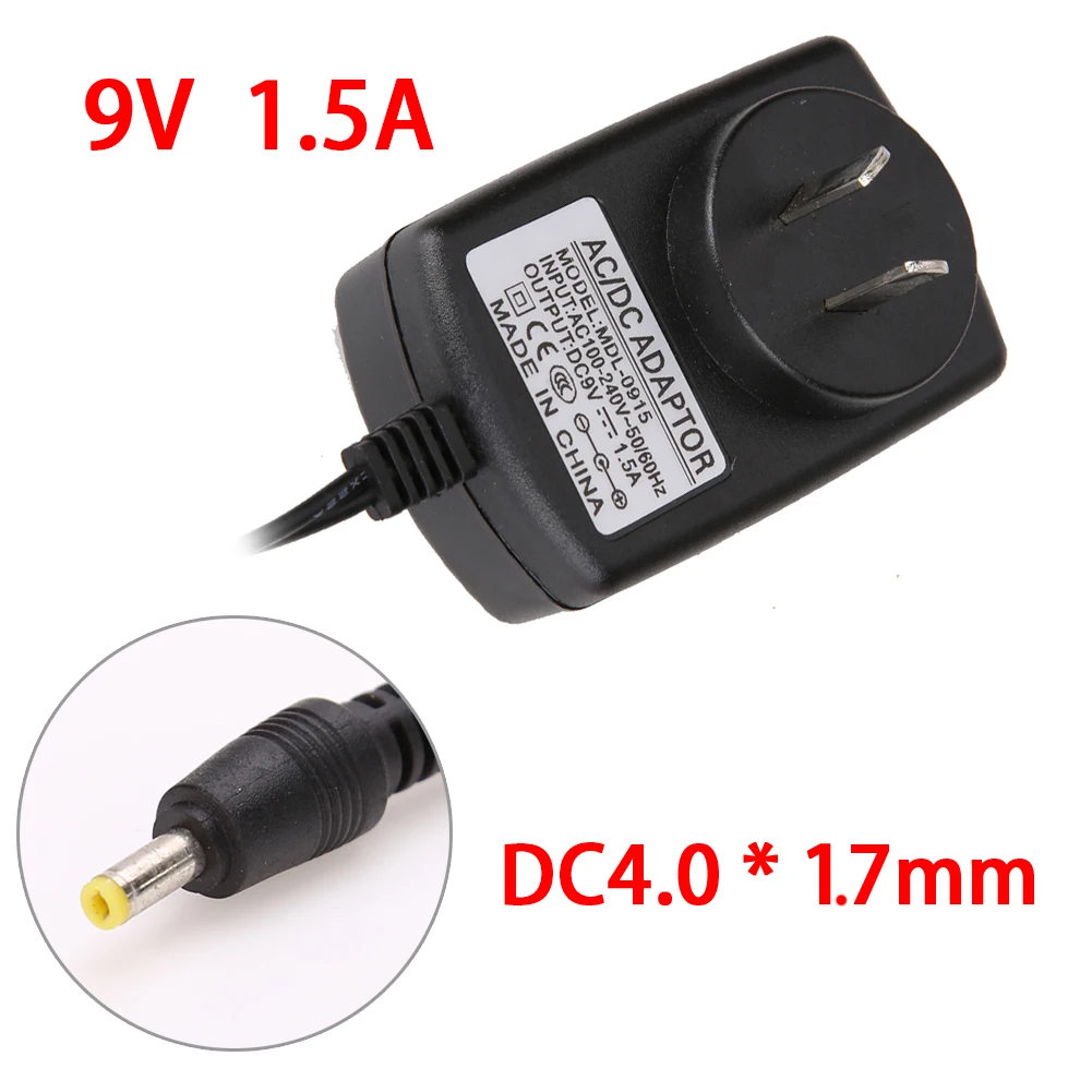Adaptador de corriente Universal de CA a CC, 4,0mm x 1,7mm, 9V,...
