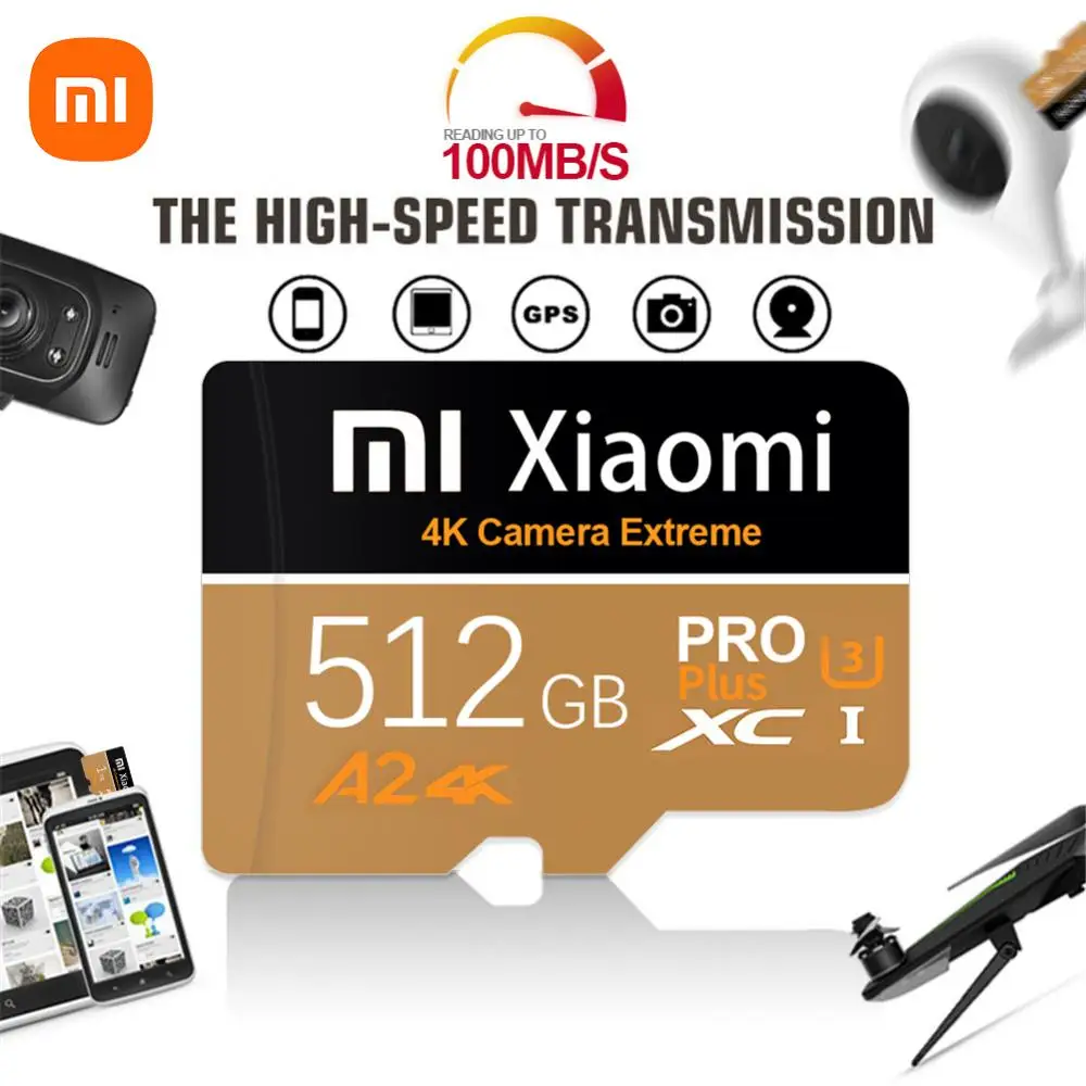 

Карта памяти Xiaomi Micro TF/SD, 128 ГБ, 256 ГБ
