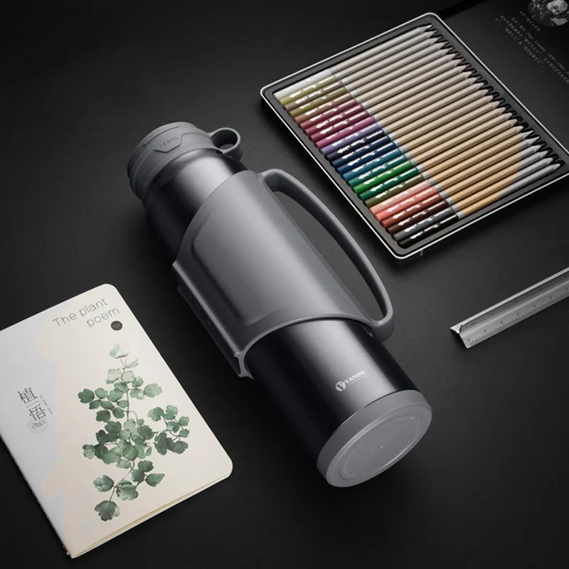 

Термос из нержавеющей стали, бутылка для воды, Вакуумная бутылка для горячей воды для кофе, изолированная титановая портативная термобутылка, термокувшин