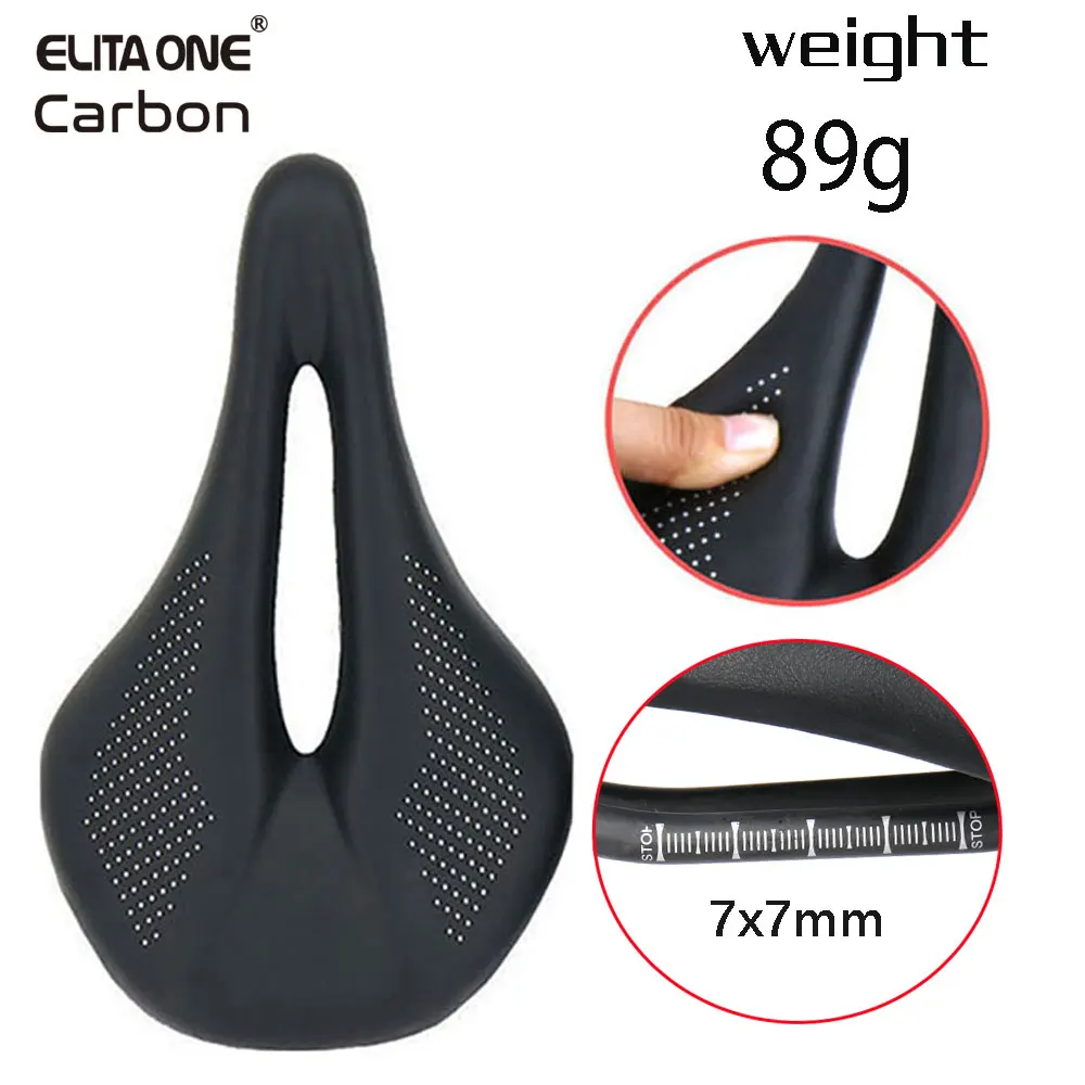 

Седло для дорожного велосипеда ELITAONE 2023 из углеродного волокна с круглой рейкой 7*7 мм, суперсветильник, 89 г, мягкое кожаное гелевое 3143ER