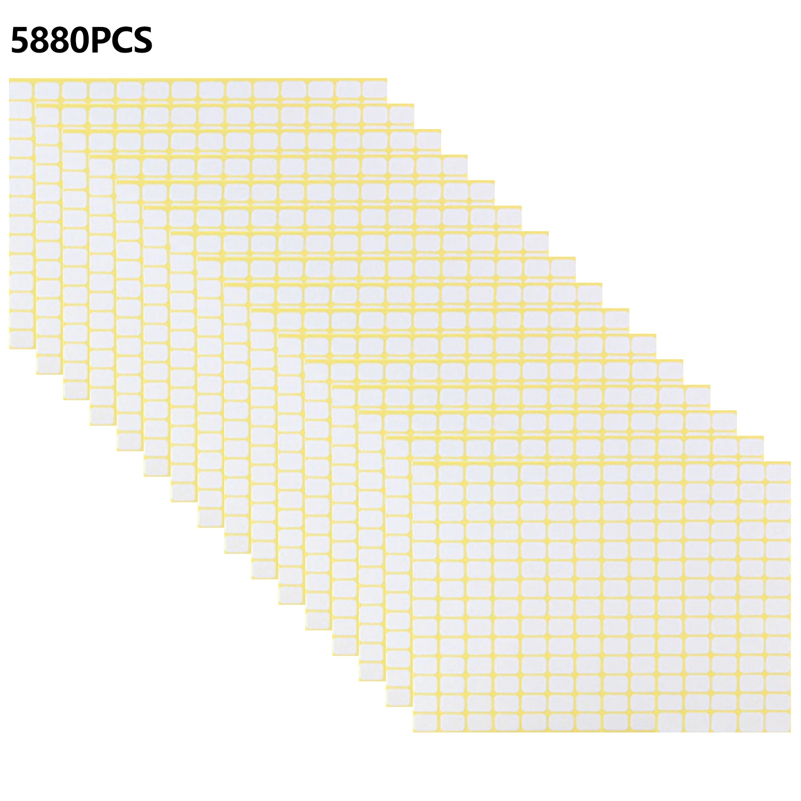 

Клейкая Этикетка для адресов, белая банка для бутылок, школьная папка для файлов, самоклеящаяся коробка с именем для кухни и офиса, 9x1 3 мм, 5880 шт.