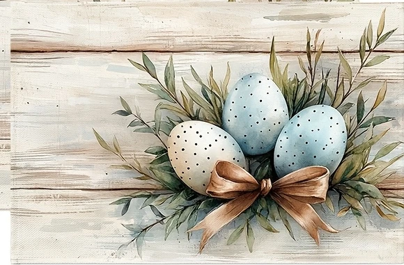 

Льняные прямоугольные коврики для стола 2 шт.