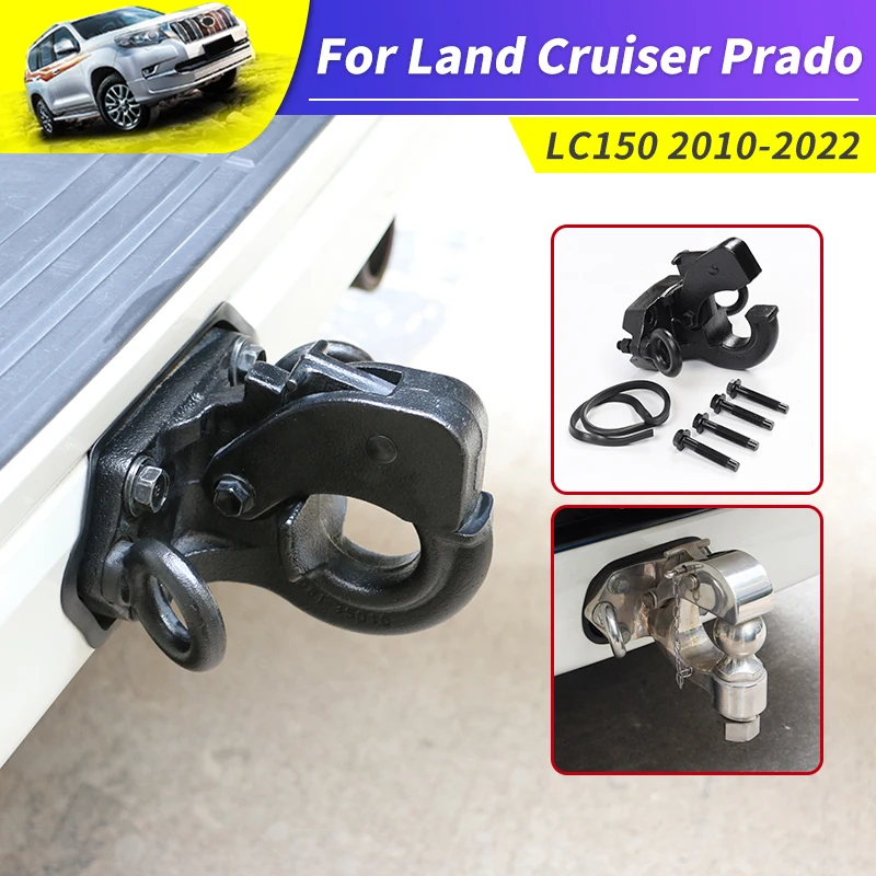 For Toyota Land Cruiser Prado 150 Lc150 Fj150 2003-2022 Accessories, Rescue Hook, Outdoor Trailer, Towing Recreational Vehicle