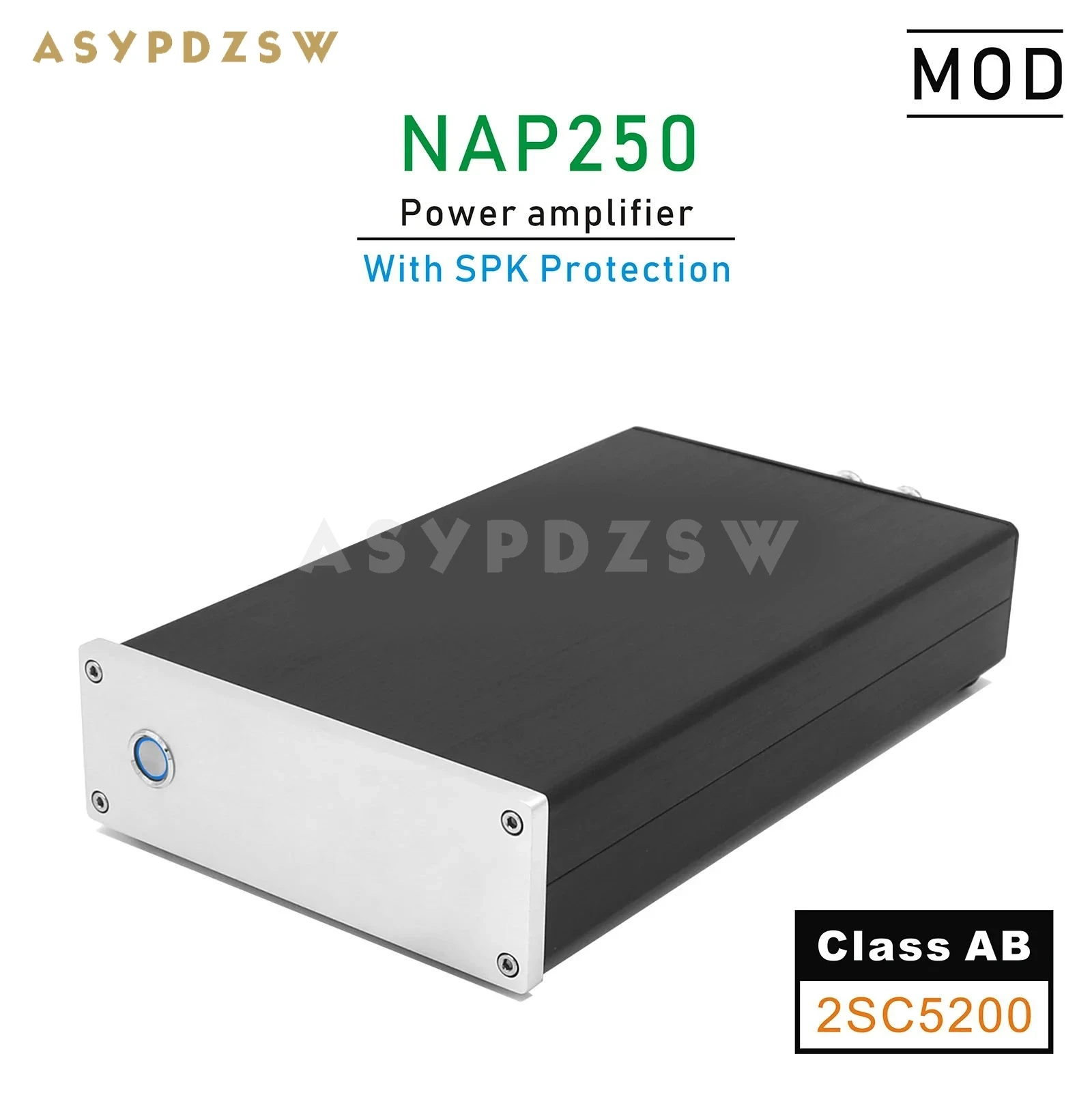 NAP250 MOD 2SC5200 МИНИ-стереоусилитель мощности База на схеме Великобритании NAIM С
