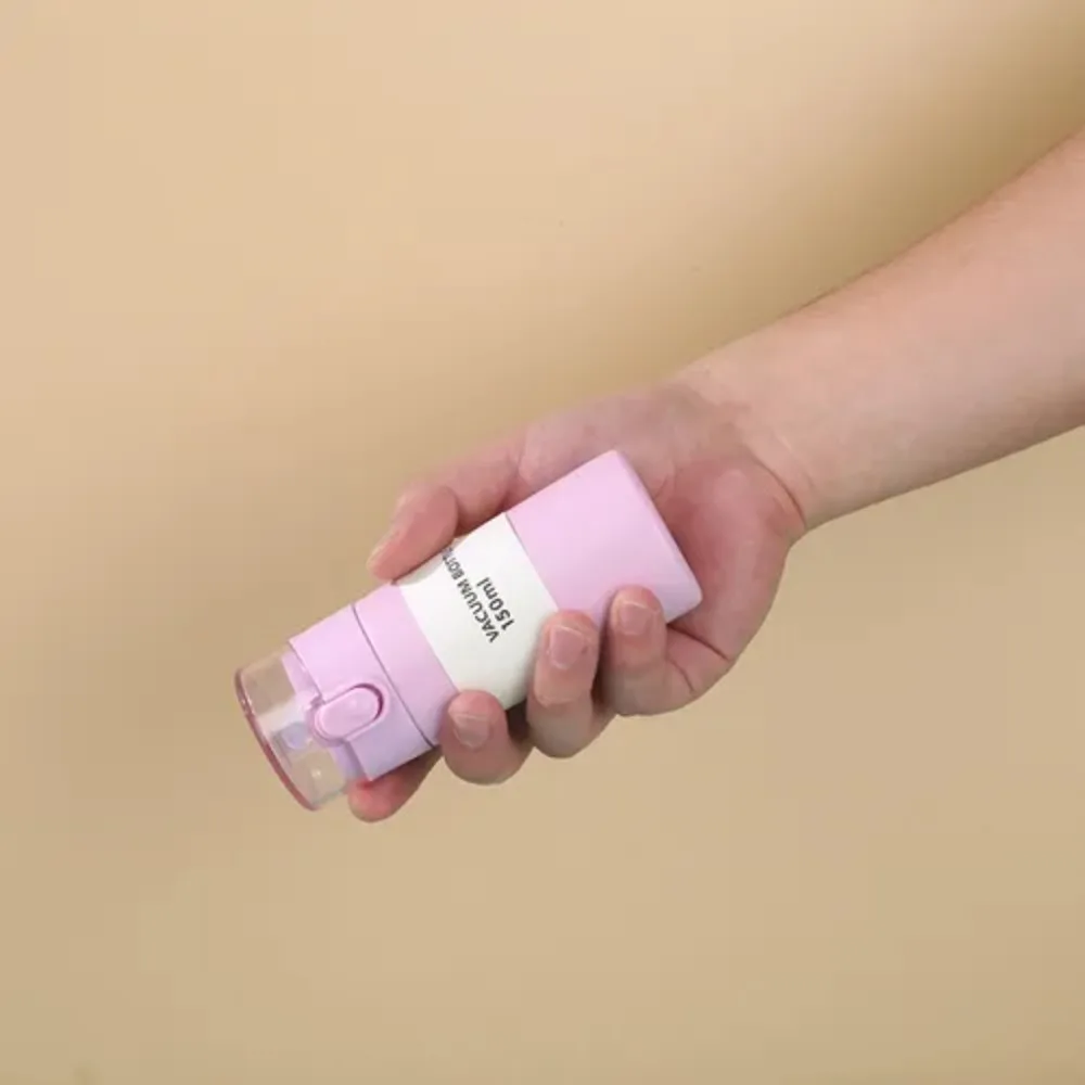 Мини-термос из нержавеющей стали с одной кнопкой 150/250 мл карманная изолированная