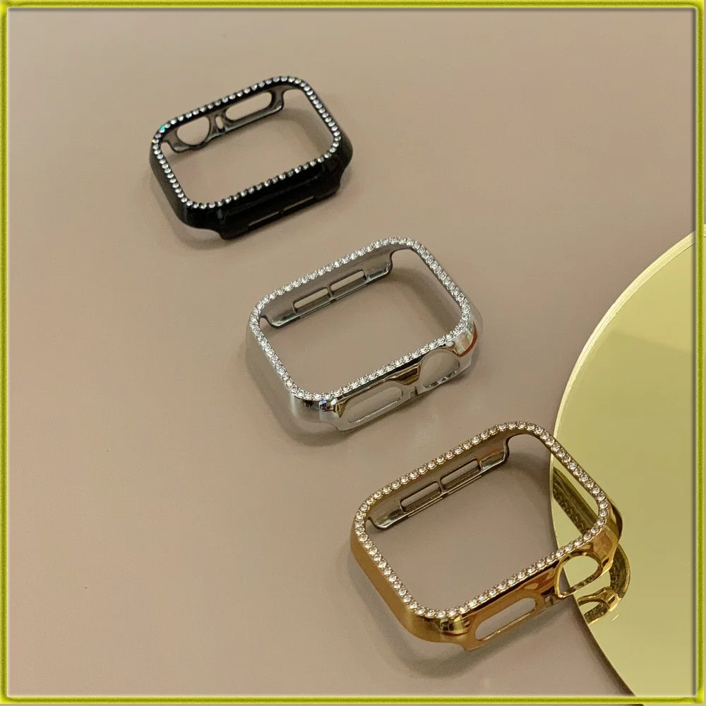 

Brand New Watch Protection Case for Apple Watch Single-turn Blingbling Protective Shell Electroplating Protective Sleeve