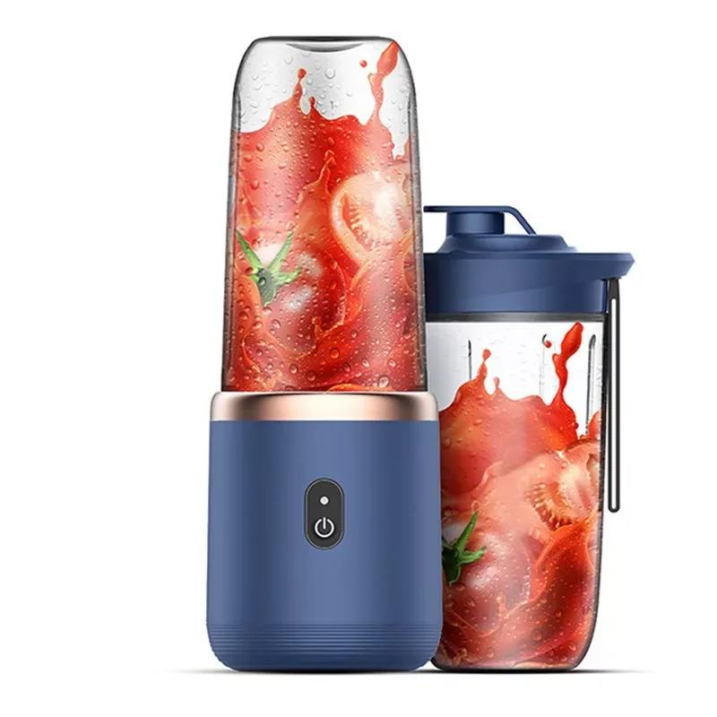 

Automatic Juicer Cup Fruit 6 Blades USB Charging Fruit Squeezer Food Mixer Ice Crusher Plastic Juicer Machine Home Appliances