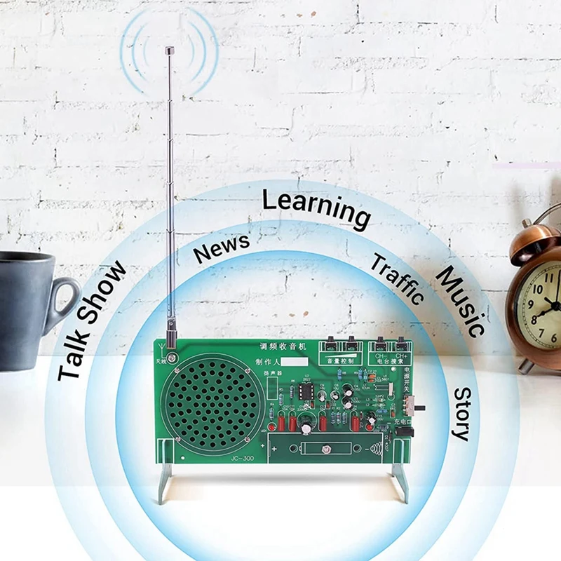 Комплект для самостоятельной сборки FM-радио RDA5807 FM-радиоприемник 87 МГц-108 МГц