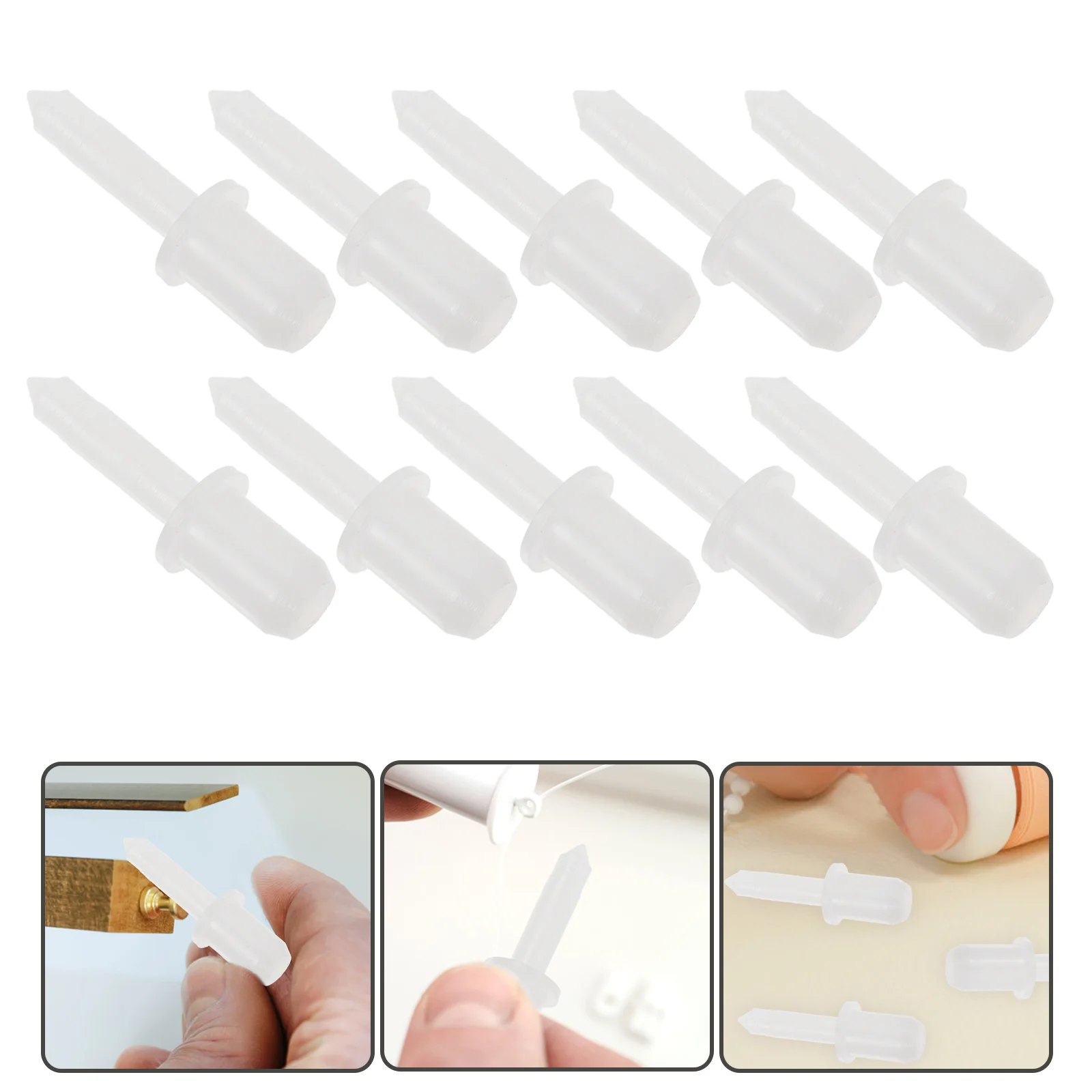 

60 Pcs Shutter Repair Plastic Replacement Pins Parts Tools Replacements Plantation Kit