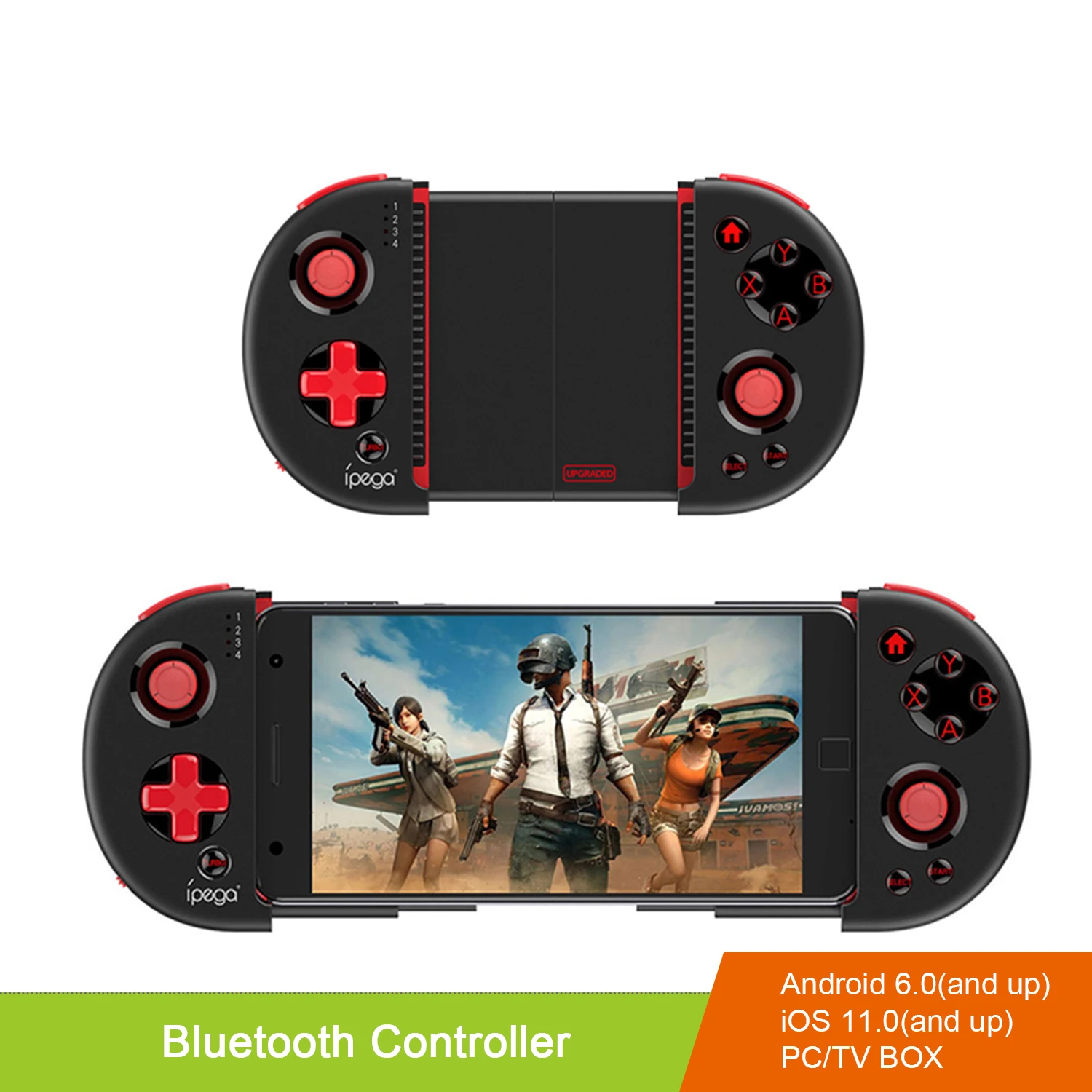 

Extensible Game Controller Joystick for Android IOS PC Smart TV Ipega PG-9087S Bluetooth Wireless Gamepad PUBG Trigger Console