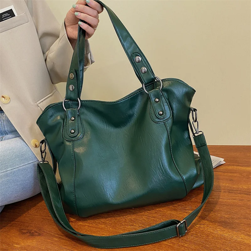 

Women Handbag Shoulder Bags Large Hobo Shopper Bag Quality Soft Leather Crossbody Handbag Lady Travel Tote Bag Travel Bag