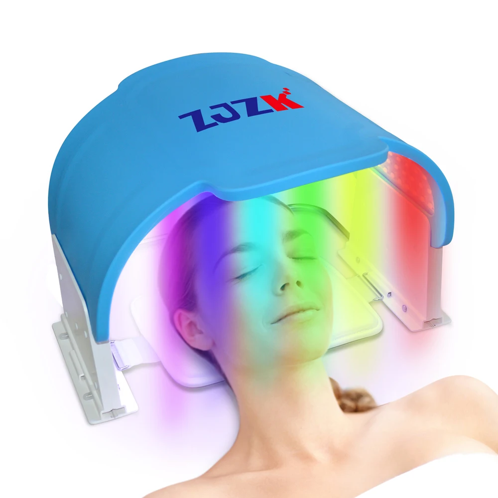 

Складной фотонный аппарат для лица и тела, 7 цветов, фотонная терапия, маска для лица, PDT аппарат для омоложения кожи, против акне, осветления веснушек