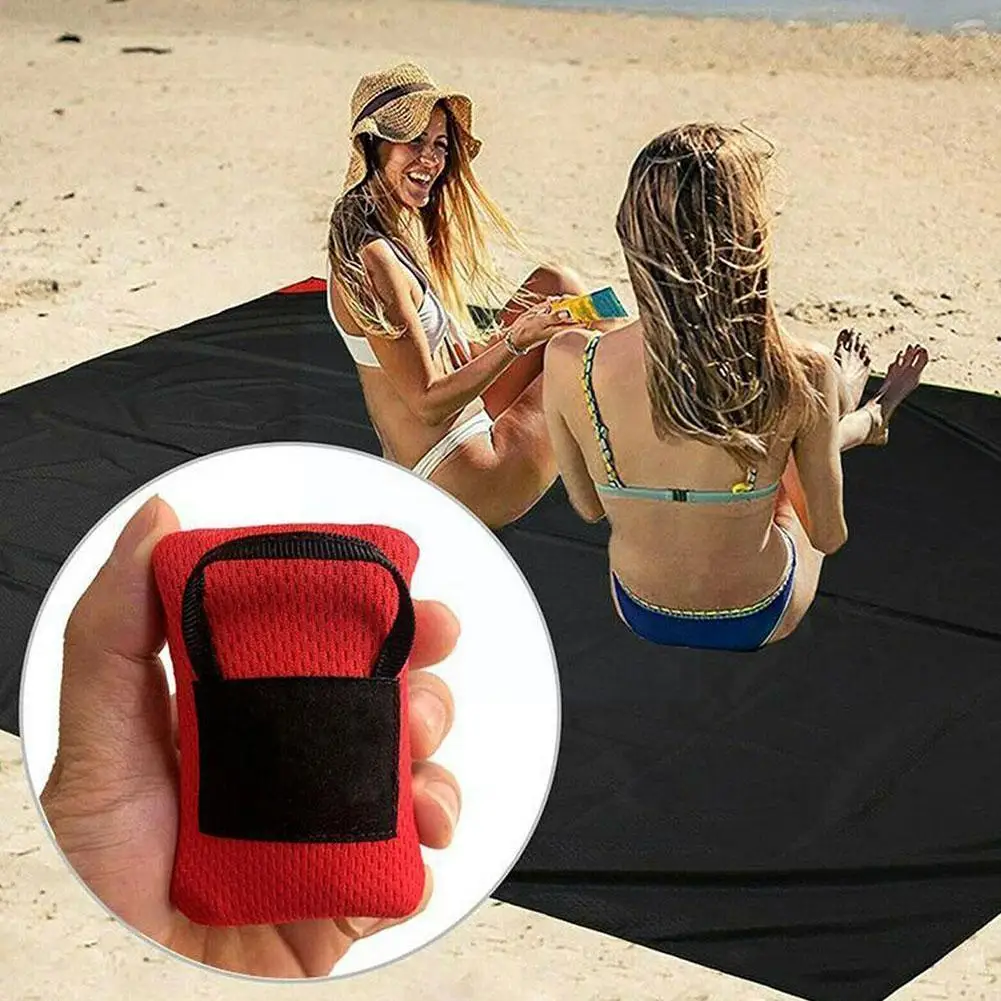 

Mini Pocket Picnic Blanket Outdoor Pocket Blanket Compact Lightweight Mat Picnic Mat Beach Waterproof Foldable Portable Pad F9F7