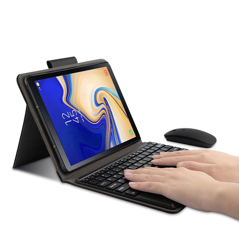 

Беспроводная Bluetooth клавиатура чехол для Samsung Galaxy Tab S4 10,5 T830 T835 SM-T830 защитный чехол для планшета
