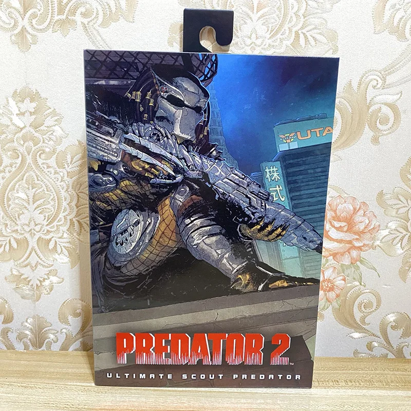 

Original NECA Predator 2 Ultimate Scout Predator Deluxe Action Figure City Hunter Figures Alien Collection Model Toys Gift Dolls