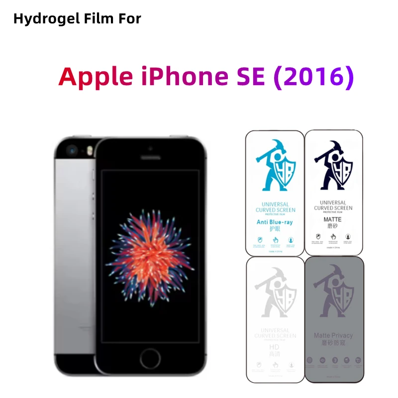 Фото 2 шт. матовая гидрогелевая пленка для Apple iPhone SE HD Защитная пленка для экрана iPhone SE (2016) A1662, A1723, A1724 Пленка для ухода за глазами №1