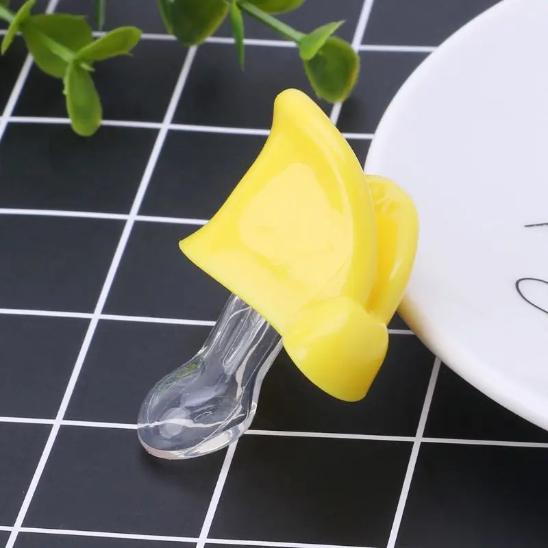 

Ортодонтическая Соска для новорожденных, Соска из силикона, Круглый Прорезыватель для зубов, милая утка для новорожденных