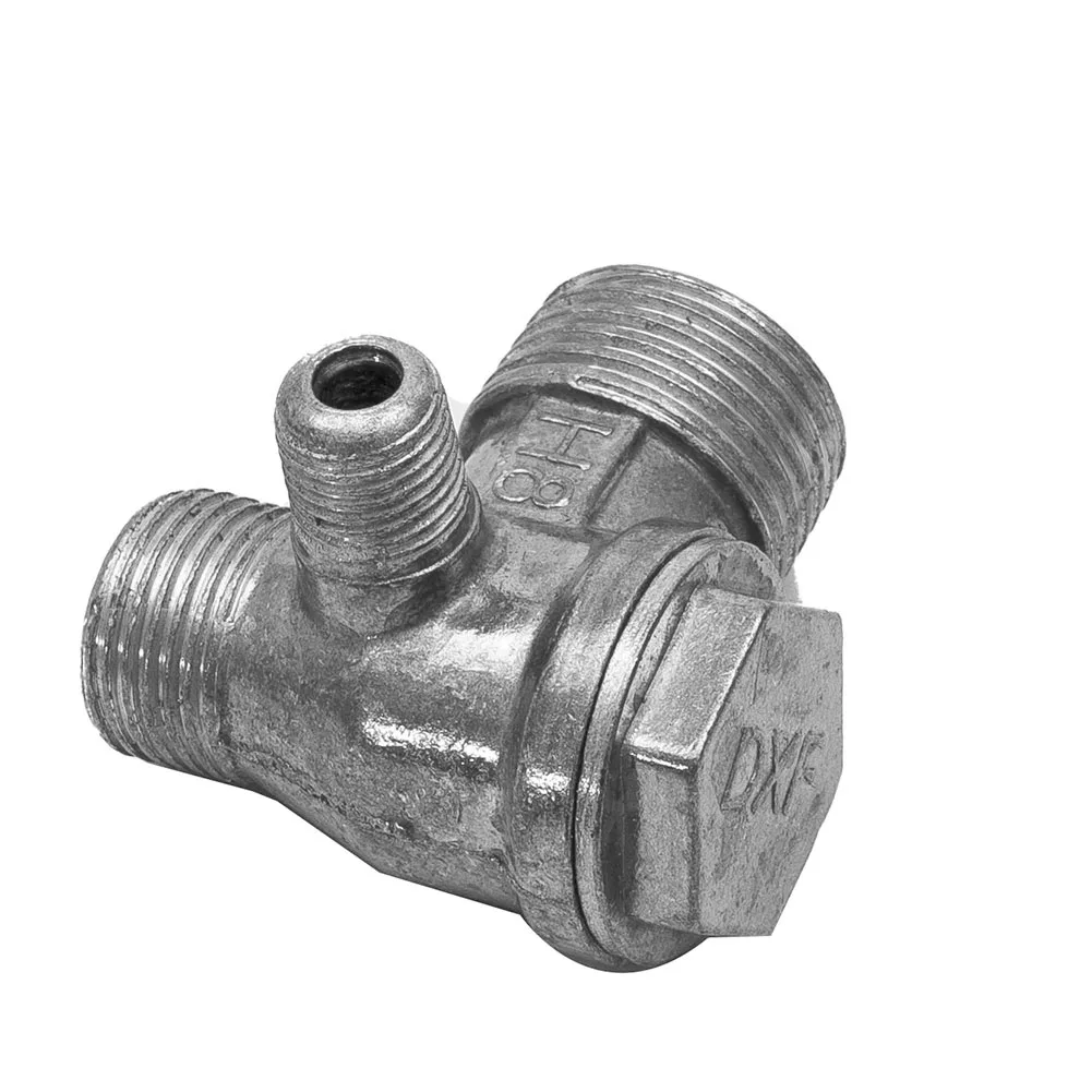 Check Valve Replacement Silver 3 Male Thread Connectors For Air Connecting Male Thread Diameter 20/16/10mm 1 Pcs