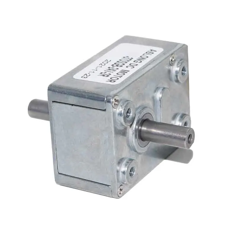 A5840 двухвальный металлический червячный редуктор для 12 В 24 В постоянного тока редуктор двигателя