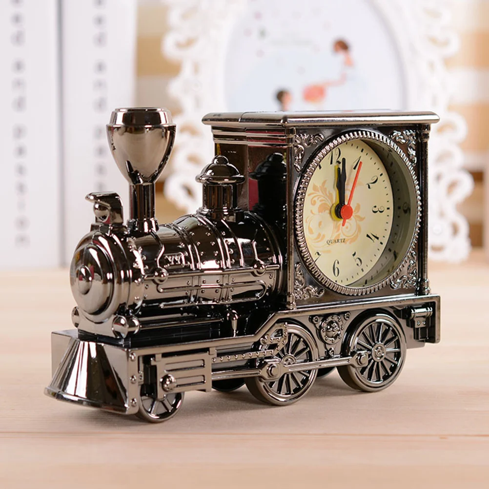 

Clock Alarm Loud Sleepers Heavy Vintage Retro Travel Clocks Very Train Locomotive Table Old Bedside Model Wake Desk Kids Up