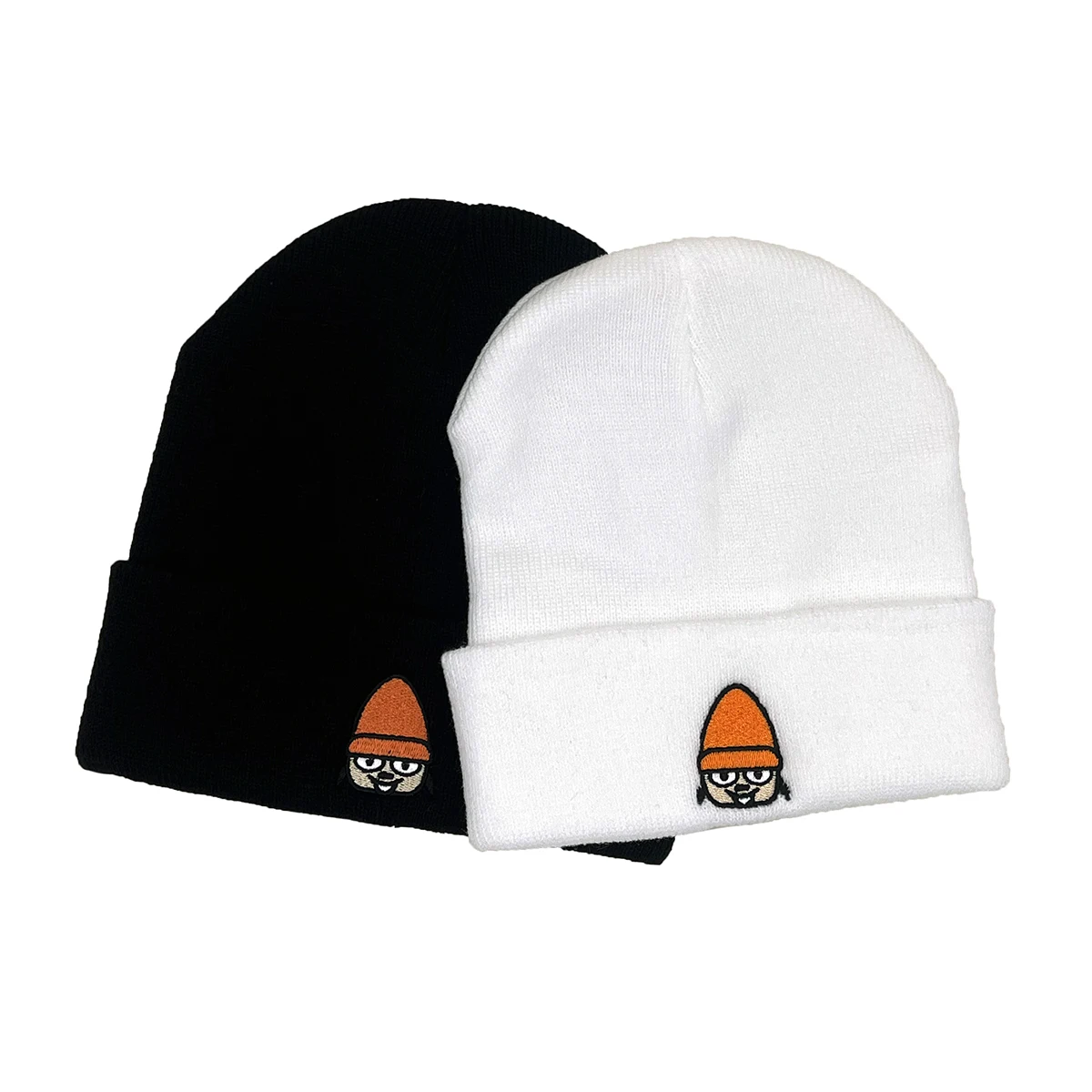 Зимняя шапка-бини милая мультяшная ТВ-папупа вышитая мужская и женская вязаная
