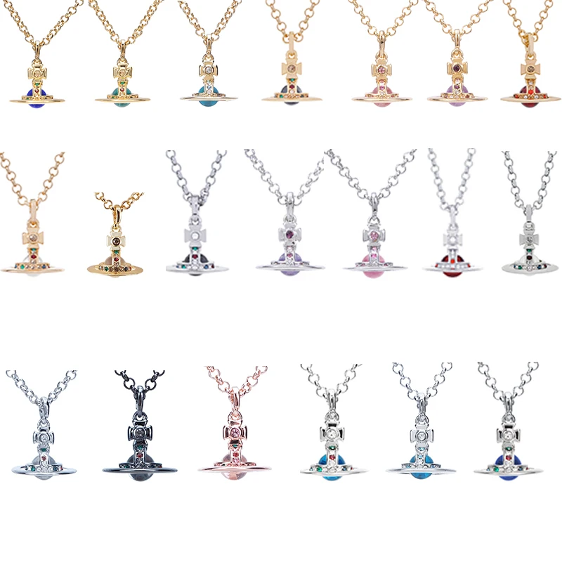 

Классическое ожерелье viприен westwo0d, 6 мм, мини микро стеклянная бусина, ожерелье с 3D подвеской, парная подвеска в стиле панк