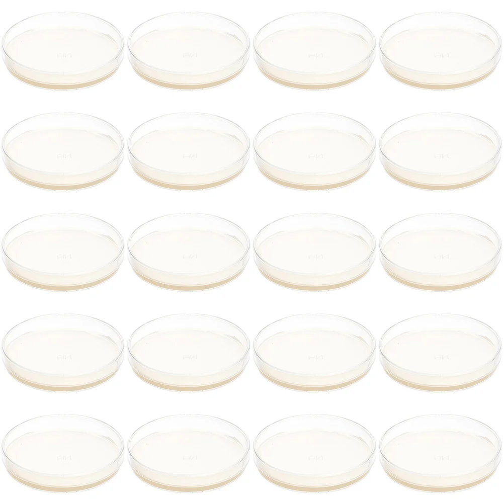 

20 pcs Science Experiments Agar Plates Agar Petri Dishes Agar Plates for Cultivation