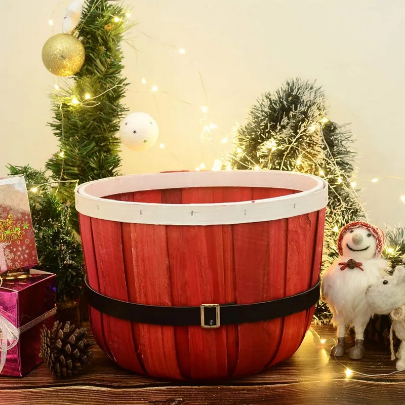 Newborn Photography Props Christmas Barrel Preparation Frame Photo Studio Children's Full Moon Photography Auxiliary Props