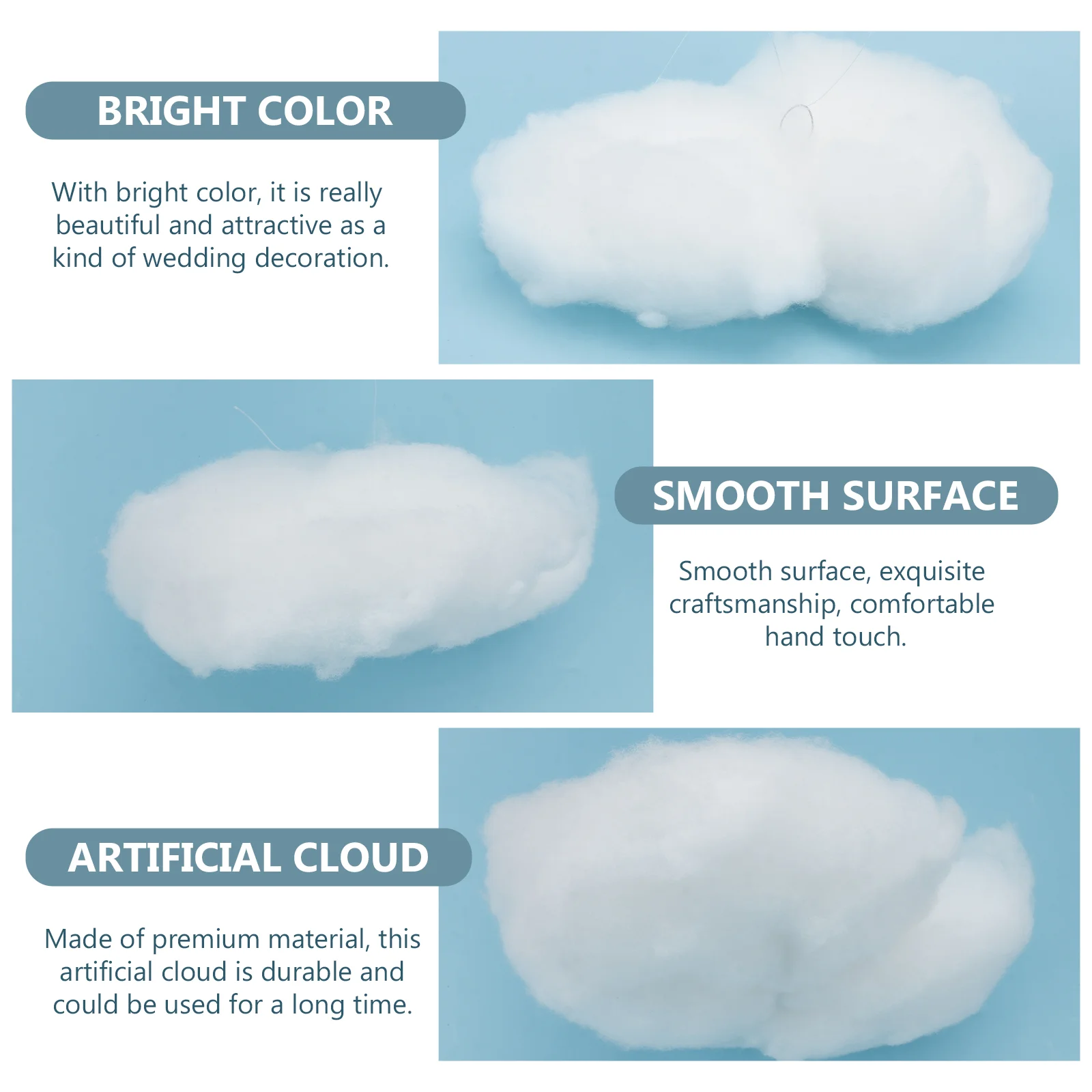 3 шт. декор с имитацией облаков игрушка-подвеска свадебный креативный подвесной