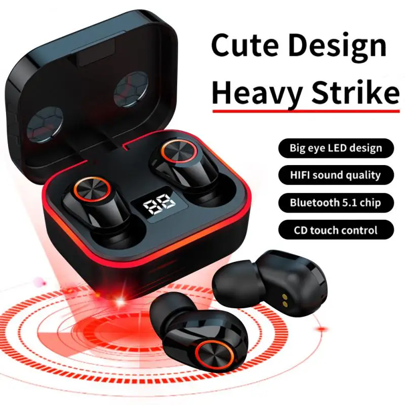 

TWS-наушники с микрофоном и сенсорным управлением, 5,1