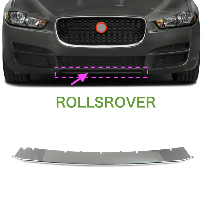

Передний бампер ROLLSROVER, хромированная отделка для Jaguar XE XEL 2015-2019 OEM T4N20705