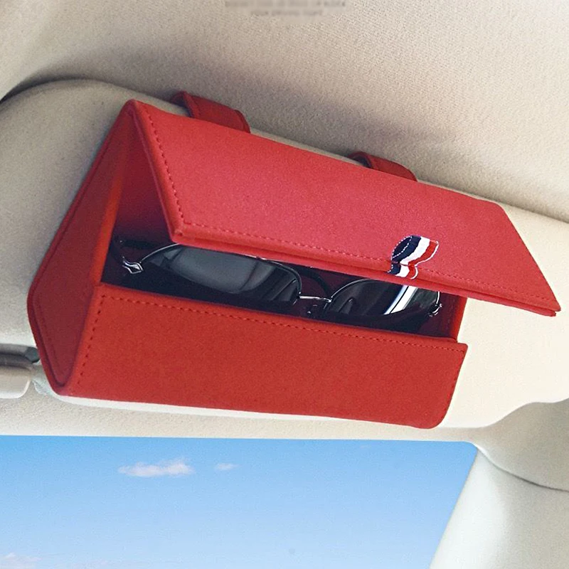 

Car sun visor glasses box multi-function glasses box sunglasses sundries storage box sun visor decorative car interior products