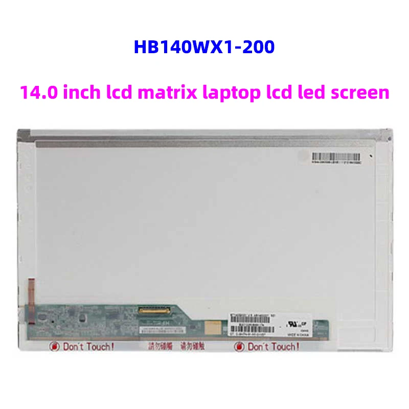 

14.0 inch lcd matrix HB140WX1-200 HB140WX1 200 laptop lcd led screen