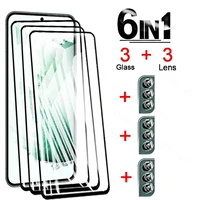 tempered glass on for samsung galaxy s22 plus 5g glass screen protector for samsung s22plus s22 s 22 6 6 sm s906b camera lens
