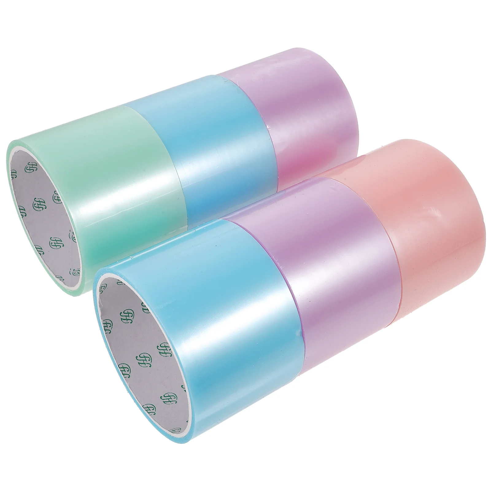 

6 Rolls of Interesting Premium Funny Stress Tapes Toy Colored Tapes Decompression Toys for Kids