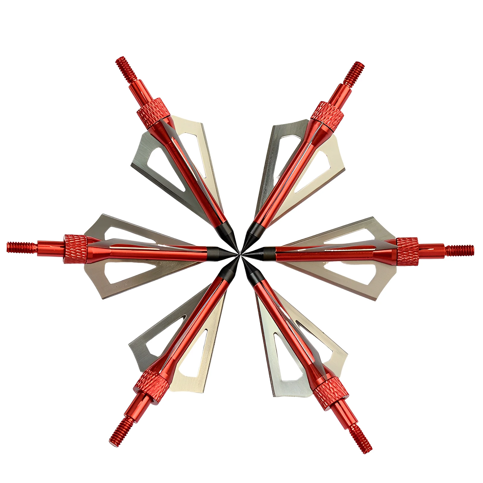 12 шт. наконечники стрел 100 зерна для охоты сменные стрельбы из лука и арбалета