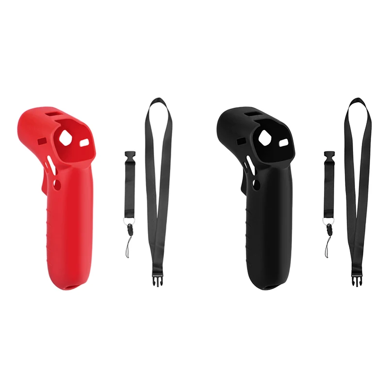 

2 In 1 Silicone Cover Neck Strap For DJI Motion Controller Protective Skin Case Anti-Lost Lanyard For DJI FPV