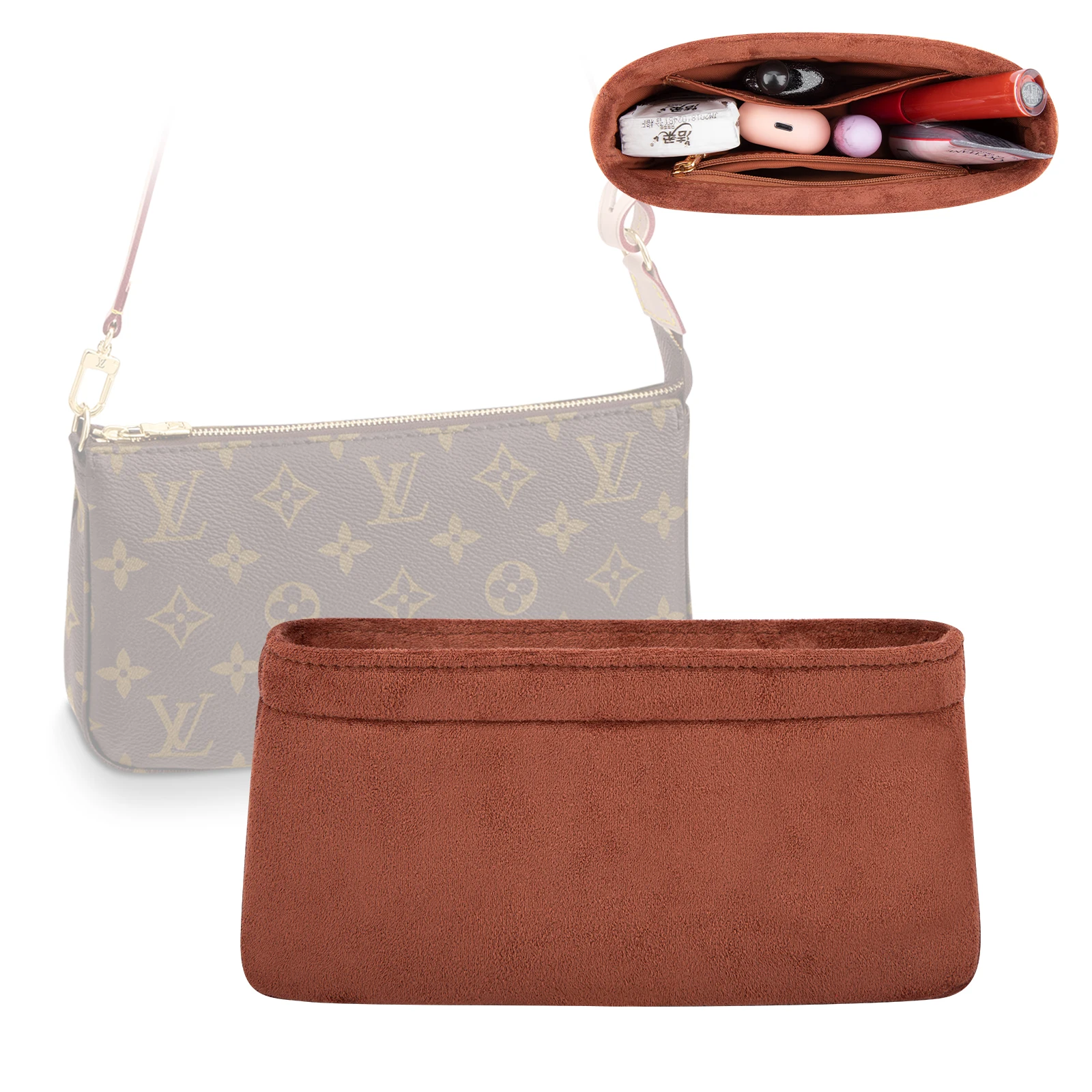 WUTA-Cadena de perlas para bolso de mujer, cadena de extensión para bolsos  LV, accesorios para bolsos - AliExpress