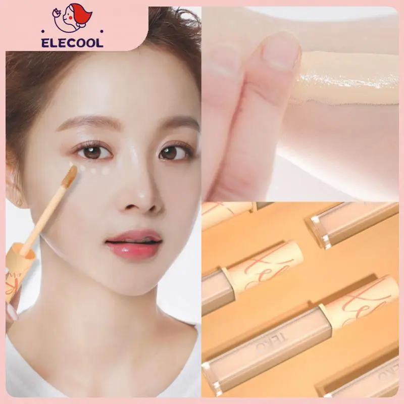 

ELECOOL Liquid Concealer Cream Cosmetics Waterproof Full Concealer Long Lasting Face Scars Acne Cover Smooth Moisturizing Makeup