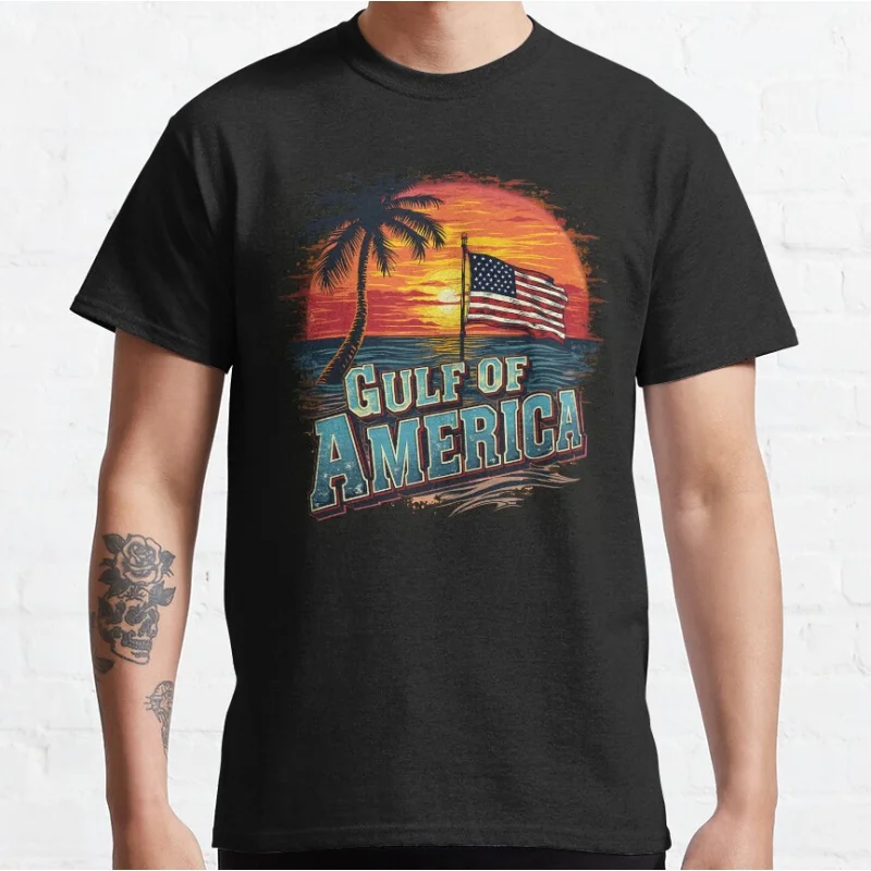 Футболки Gulf of America - Sunset Vintage Of Mexico 100% хлопок