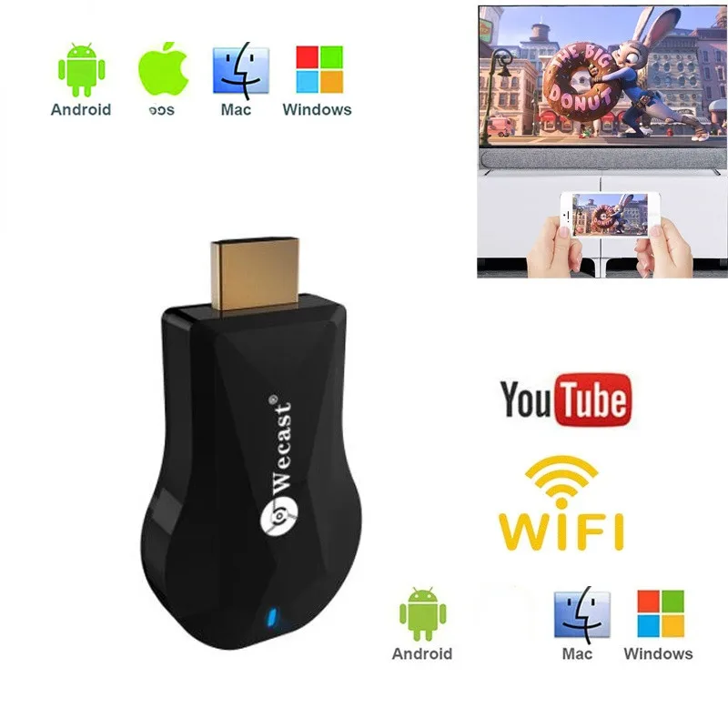 

ТВ-флешка MX19 HD Wecast 1080P с поддержкой Wi-Fi