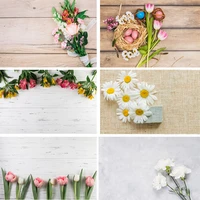 shengyongbao thick cloth photography backdrops flower and wooden planks theme photography background 191029spk 02