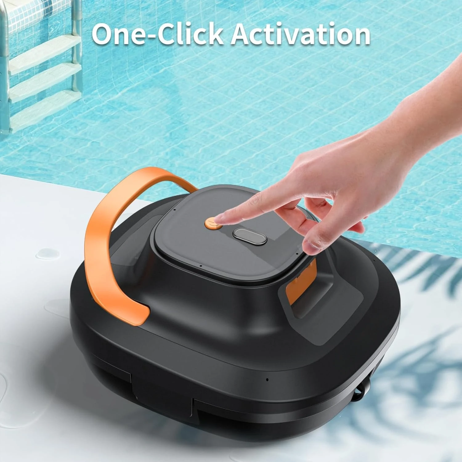 Беспроводной робот-пылесос для бассейна время работы 120 минут двойные