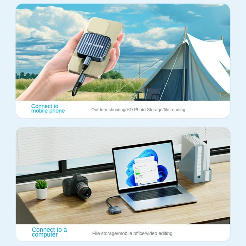 Корпус SSD ACASIS M.2 2230 Nvme USB C 3 1 до 10 Гбит/с магнитный внешний для ноутбука телефона