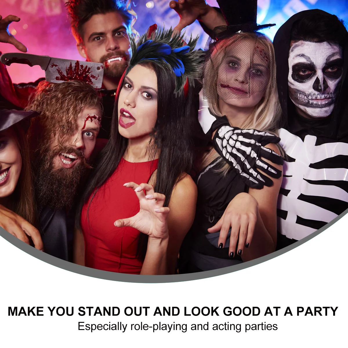 Повязки на голову 1920-х годов ленты для волос головной убор чаепития черные