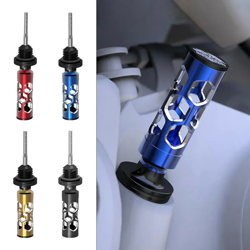 

Алюминиевый щуп для проверки уровня масла мотоцикла, щуп для проверки уровня масла, совместим с GY6, с винтовым заглушкой