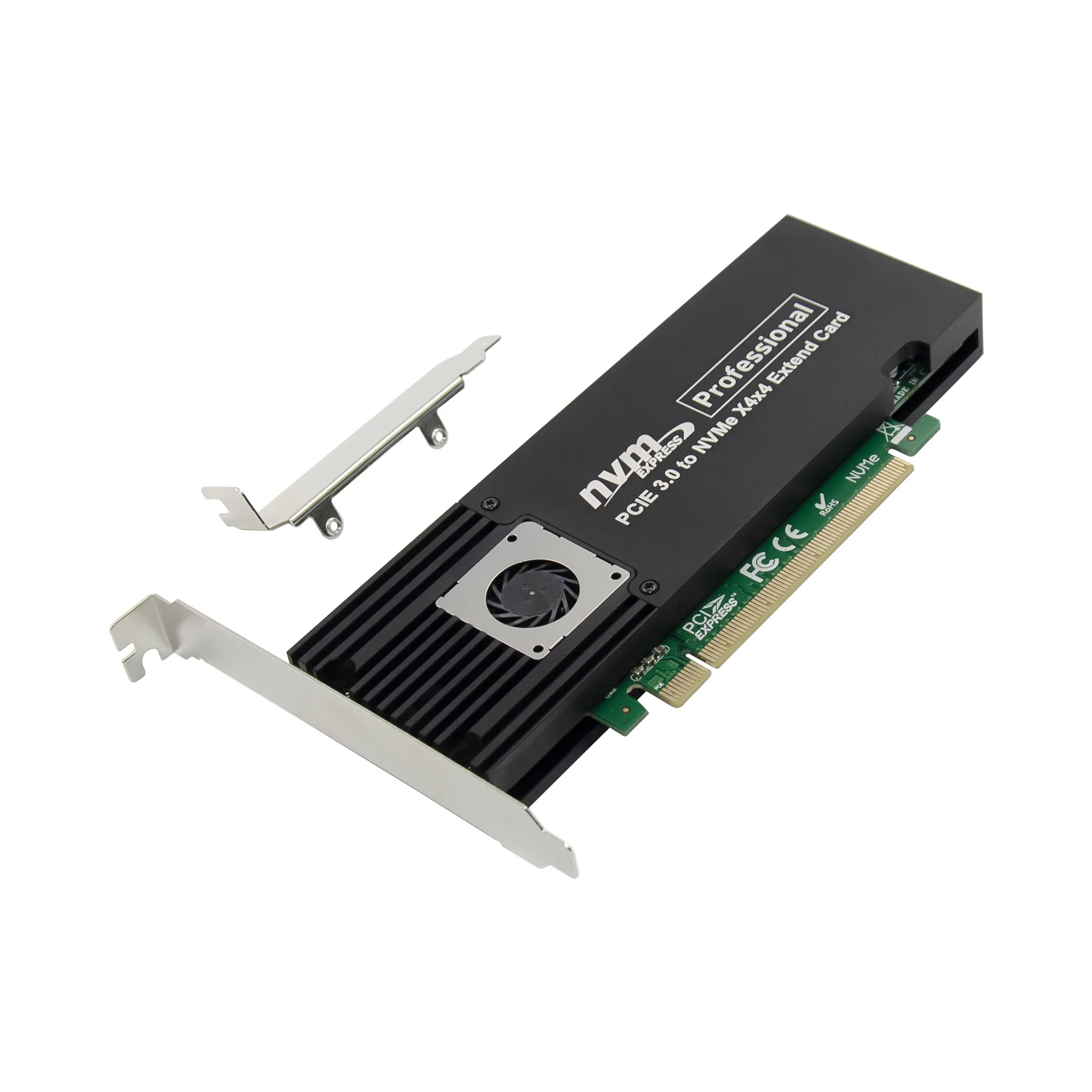 

Плата расширения PCIe x16 ASM2824 на 4 порта M.2 NVMe SSD