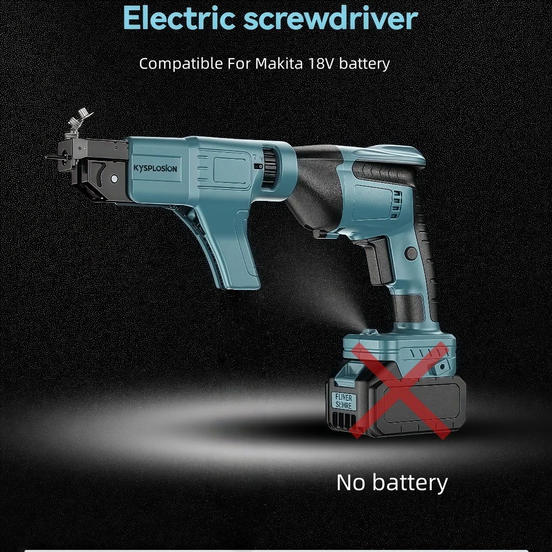 

Для Makita 18 В аккумуляторный ударный пистолет для гвоздей Sheetrock Magazine Отвертка с электроприводом Дрель для гипсокартона Бесщеточный винтовой пистолет