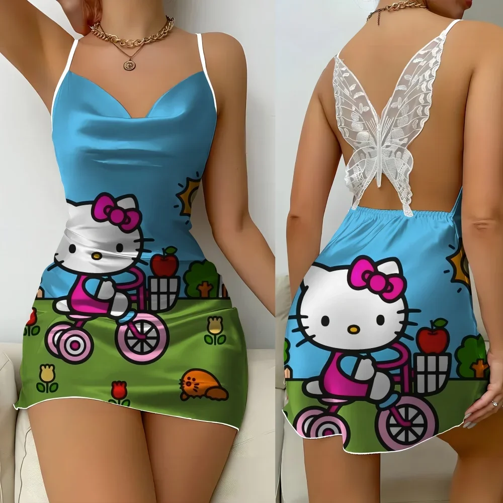 Пикантная Ночная сорочка одежда женские пикантные ночные платья для сна с