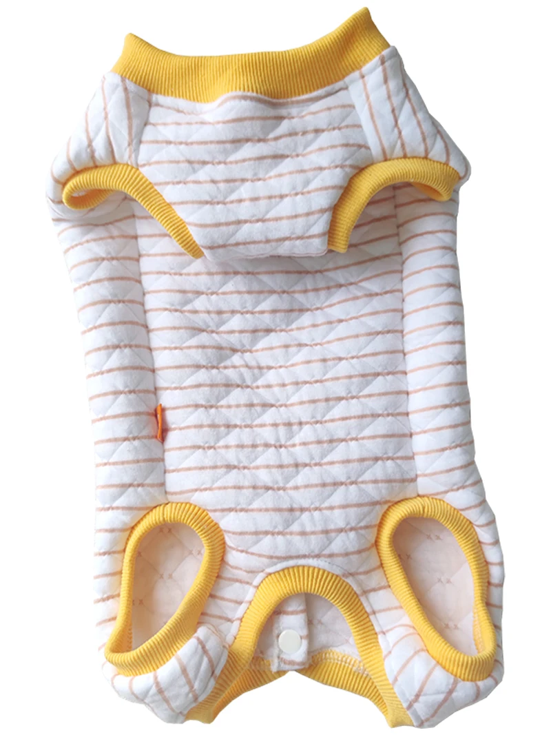 

Dog Pajamas Jumpsuit Cotton Sleepwear Winter Dog Clothes Overalls Pyjama Puppy Costume Small Dog Clothing Pet Vest Outfit